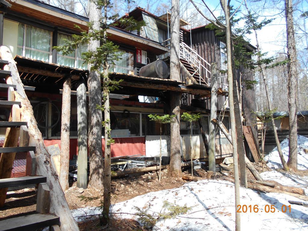 Log Yukari Villa NakaNakafurano Buitenkant foto