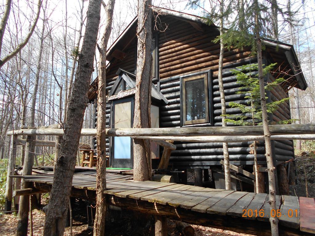 Log Yukari Villa NakaNakafurano Buitenkant foto