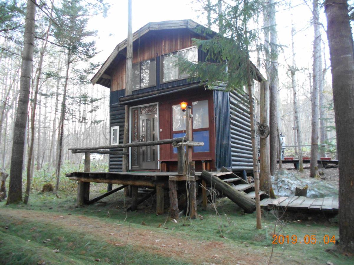 Log Yukari Villa NakaNakafurano Buitenkant foto